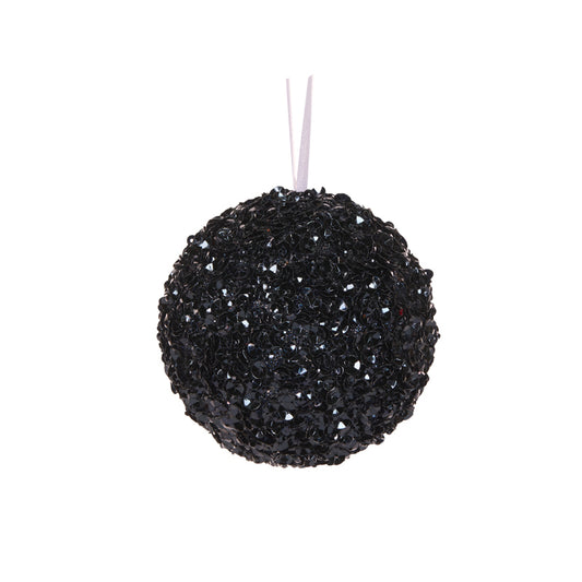 NAVY CRYSTAL CONFETTI BAUBLE