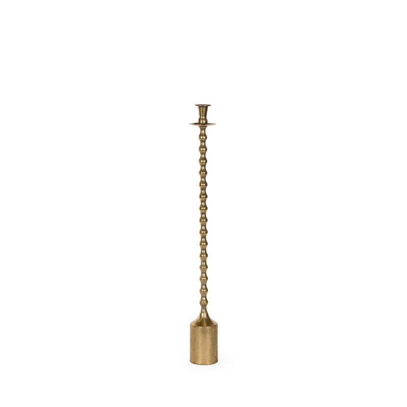 75 CM GOLD RIPPLE CANDLE HOLDER