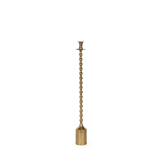 75 CM GOLD RIPPLE CANDLE HOLDER