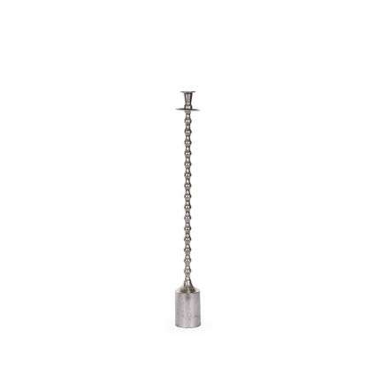 75 CM SILVER RIPPLE CANDLE HOLDER