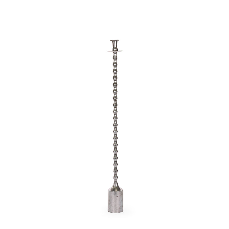 88 CM SILVER RIPPLE CANDLE HOLDER
