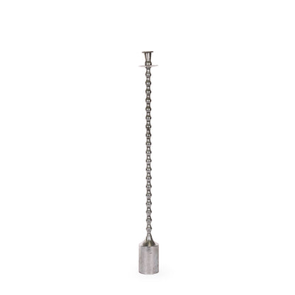 88 CM SILVER RIPPLE CANDLE HOLDER