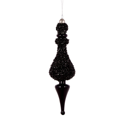 BLACK BEADED FINIAL