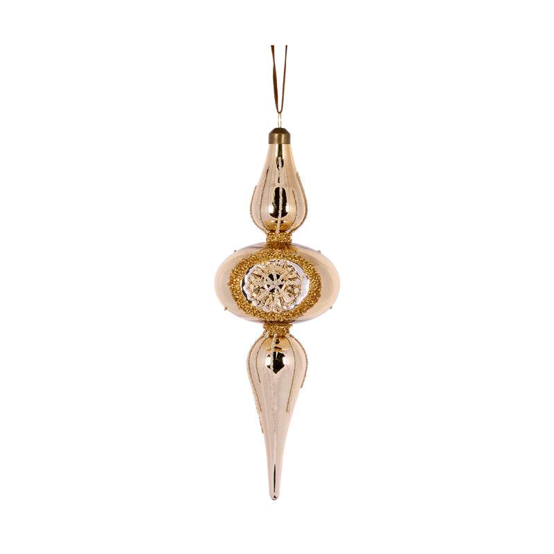 GOLD DIAMOND REFLECTOR FINIAL