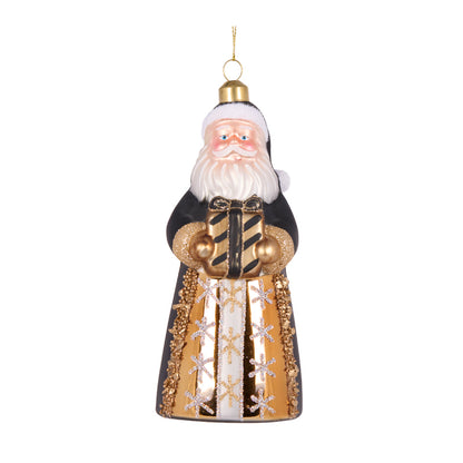 VINTAGE SANTA WITH PRESENT HANGING