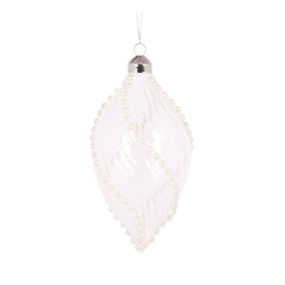 ETCHED SWIRL DROP BAUBLE