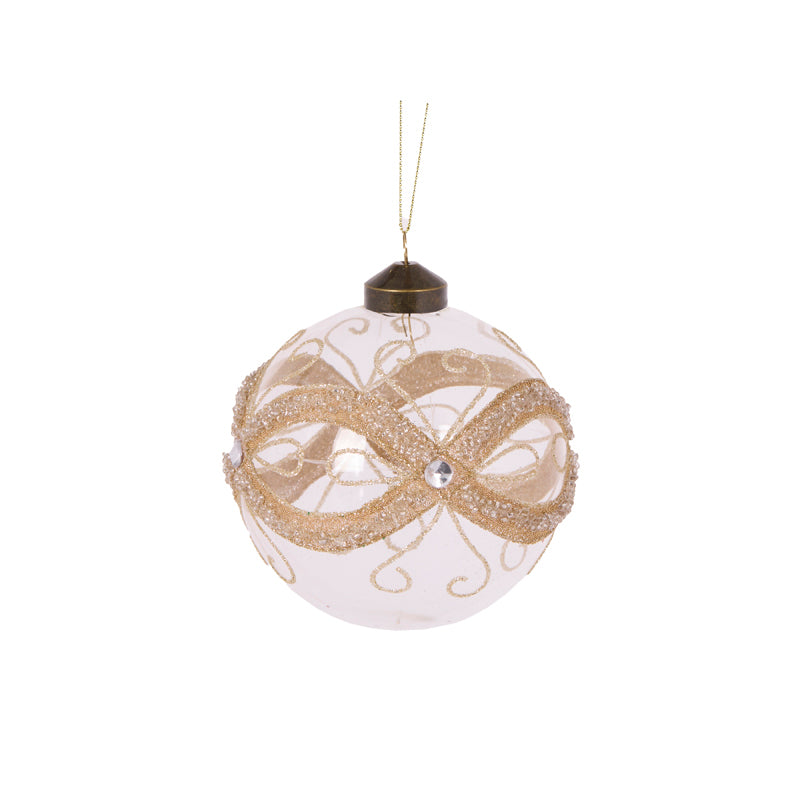 GOLD MASQUERADE BAUBLE