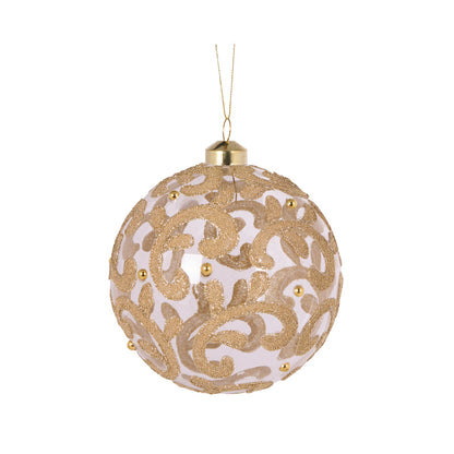 GOLD ELABORATE SWIRL BAUBLE
