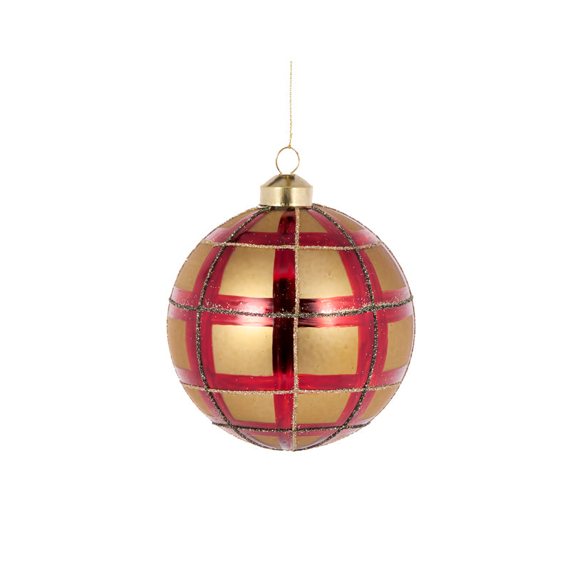 TARTAN BOW BAUBLE