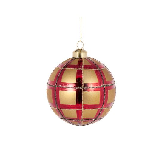 TARTAN BOW BAUBLE