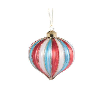 ROUND CARNIVAL ONION BAUBLE