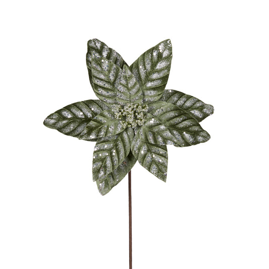 MINT EMBOSSED POINSETTIA