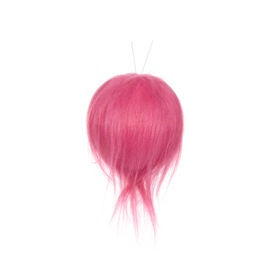 PINK FUZZY BAUBLE