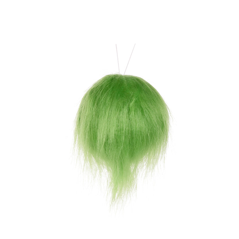GREEN FUZZY BAUBLE