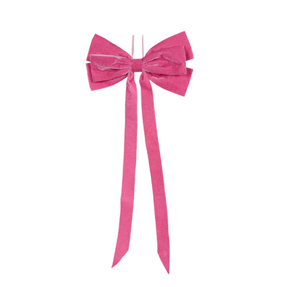 PINK LONG TAIL BOW HANGING