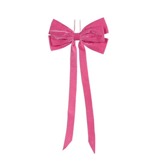 PINK LONG TAIL BOW HANGING