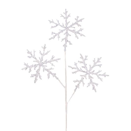 WHITE SNOWFLAKE SPRAY