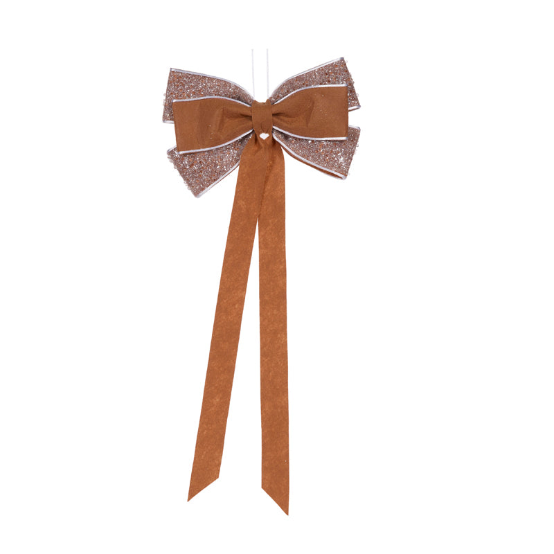 FROSTED GINGERBREAD LONG BOW