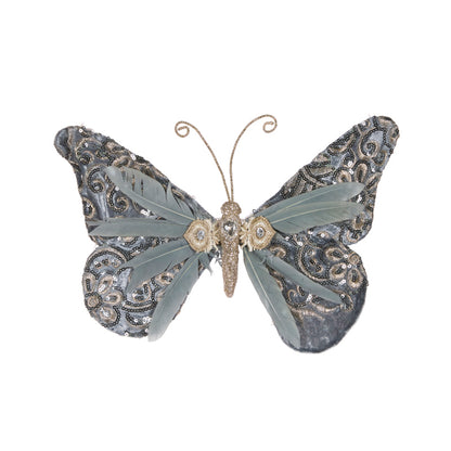 DAMASK BLUE BUTTERFLY
