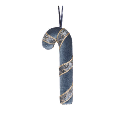 SMALL DAMASK VELVET CANDY CANE