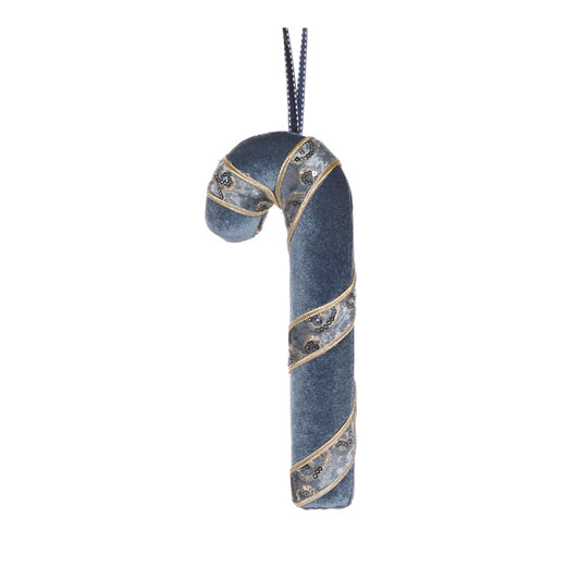 SMALL DAMASK VELVET CANDY CANE