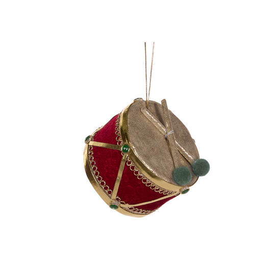 Hanging Red Velvet Drum