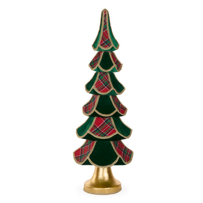 90 CM TARTAN LAYERED TREE
