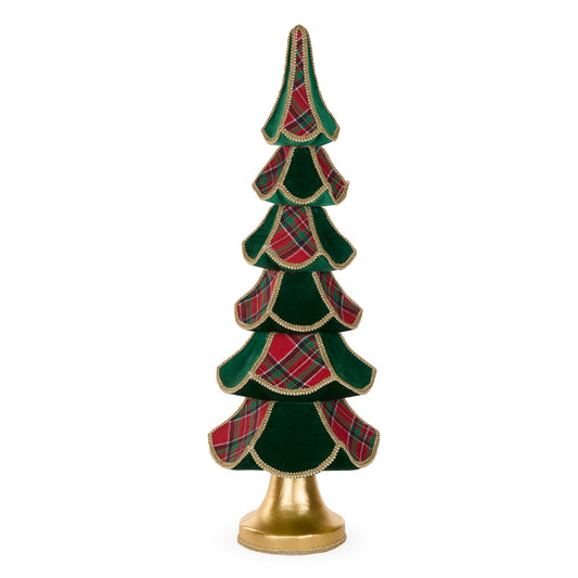 90 CM TARTAN LAYERED TREE