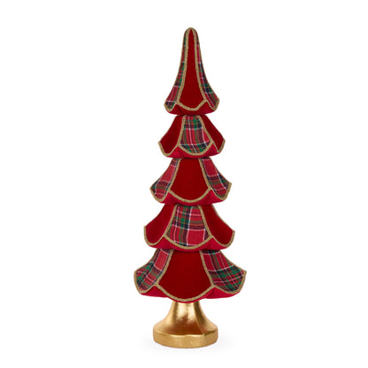 77 CM TARTAN LAYERED TREE