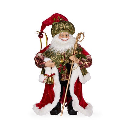 50 CM TRADITIONAL FABRIC SANTA
