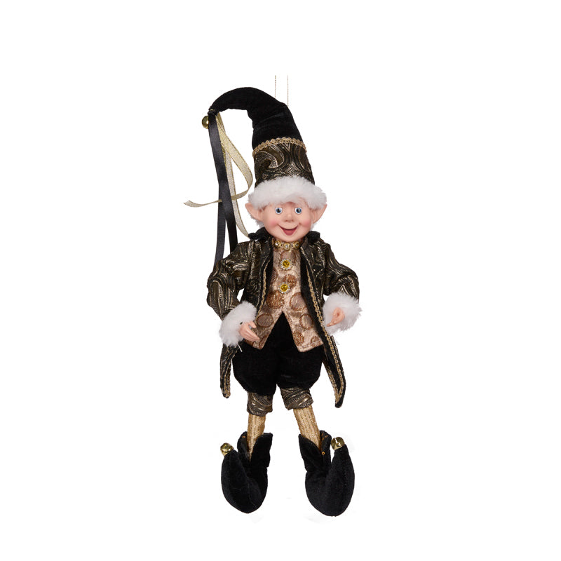 40 CM BLACK FABRIC ELF