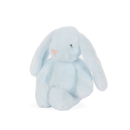 Holly & Ivy soft blue plush bunny toy with floppy ears, perfect for Christmas gifting