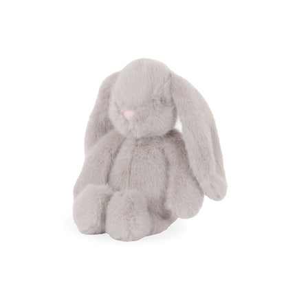 Holly & Ivy light grey plush bunny toy, minimalist soft décor for nursery or Easter display