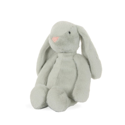 Holly & Ivy soft sage green plush bunny toy with floppy ears