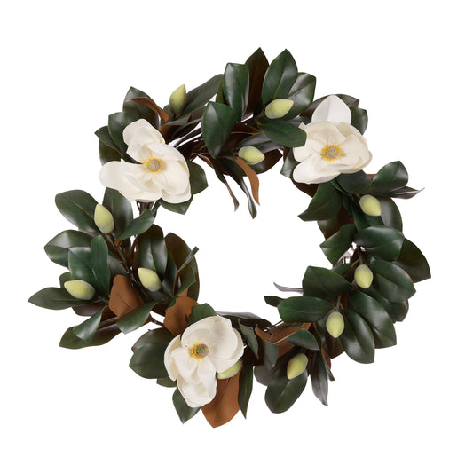 LUXE MAGNOLIA BLOOM WREATH