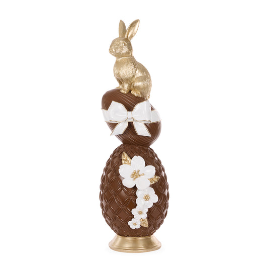 LUXE CHOCOLATE FLORAL EGG TOPIARY