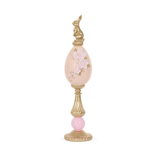 45 CM LUXE FLORAL EGG FINIAL