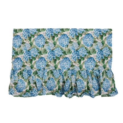 BLUE HYDRANGEA COTTON TABLECLOTH