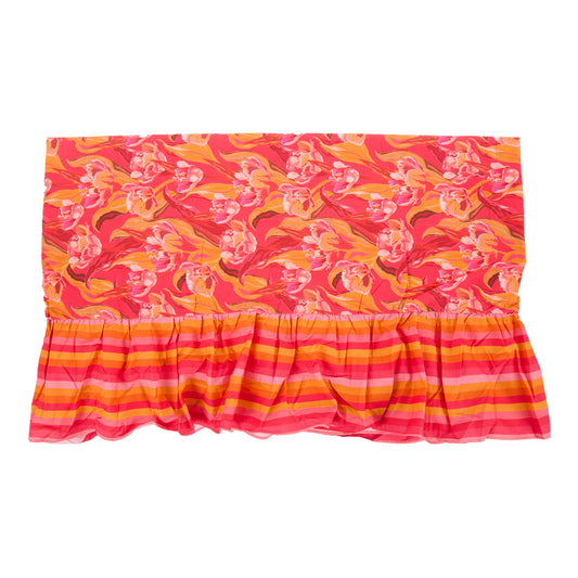 TANGLED TULIPS COTTON TABLECLOTH