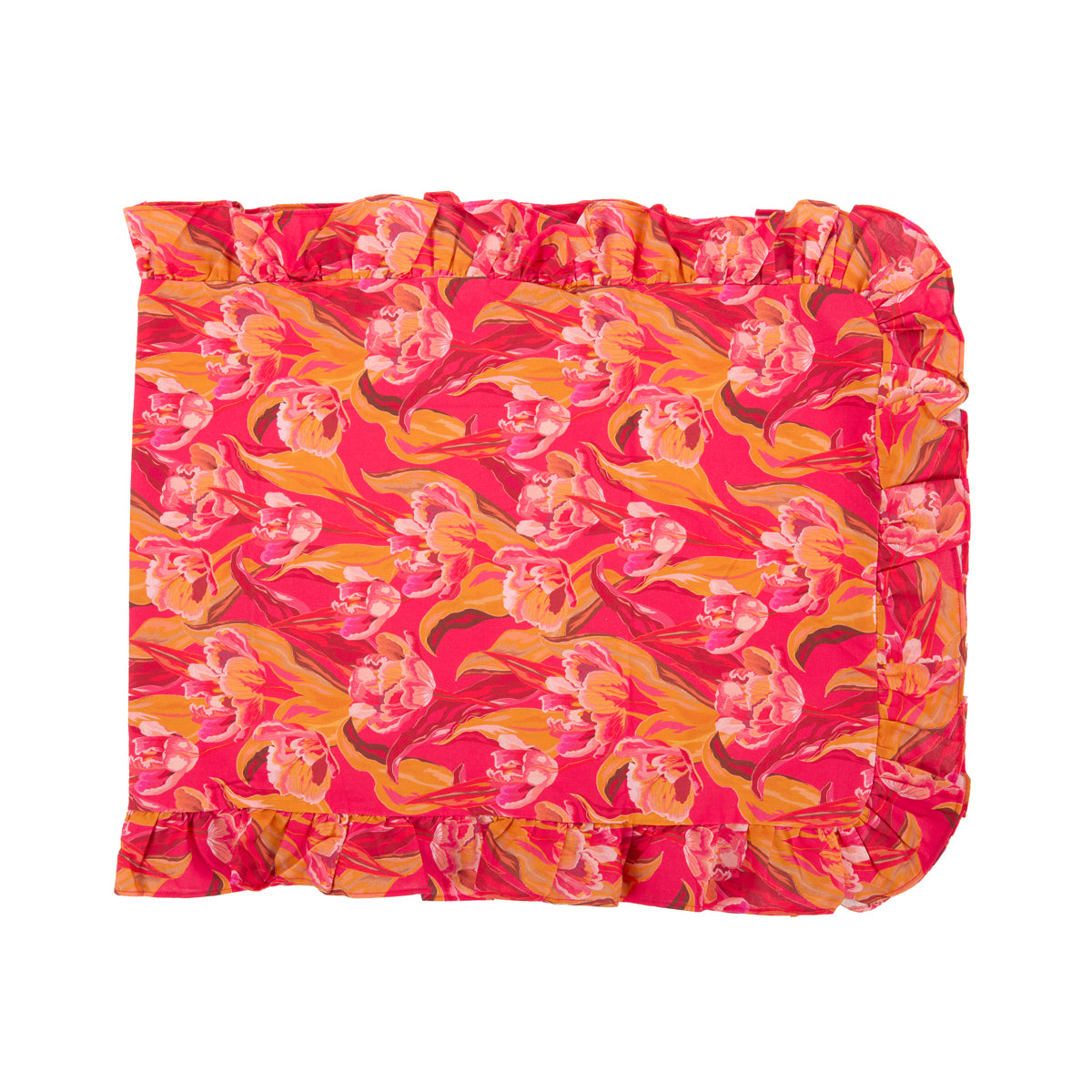TANGLED TULIPS COTTON TABLE RUNNER