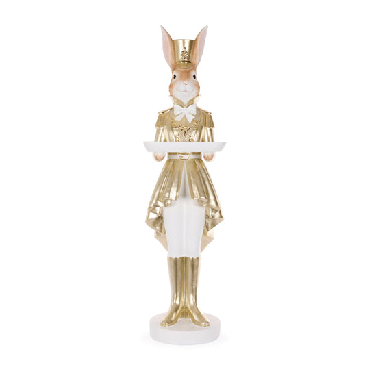 GOLD REGAL NUTCRACKER WITH TRAY