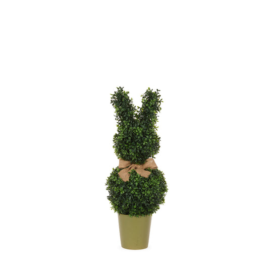 66 CM TOPIARY BUNNY WITH BOW
