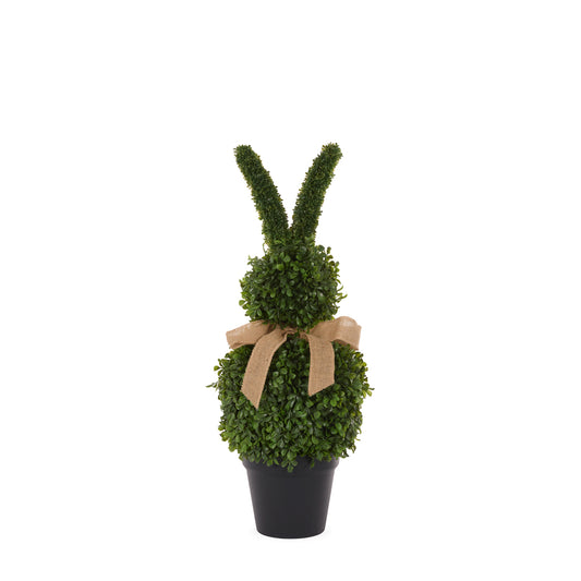 76 CM TOPIARY BUNNY WITH BOW