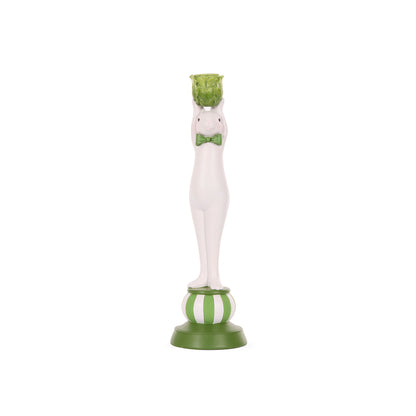 VERDANT CABBAGE SINGLE CANDLE HOLDER