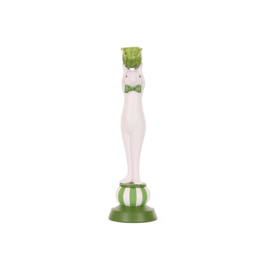 VERDANT CABBAGE SINGLE CANDLE HOLDER
