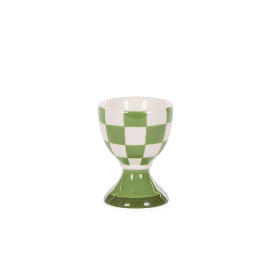 VERDANT CHECK EGG CUP