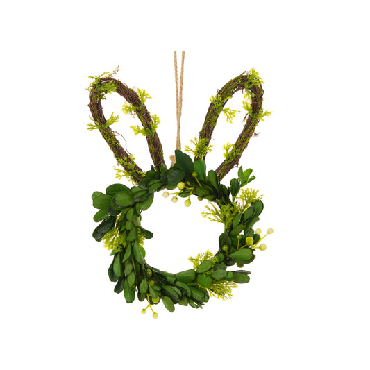 MINI BOXWOOD BUNNY WREATH