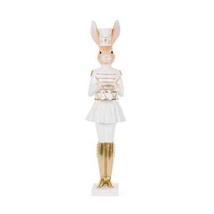 LUXE RABBIT NUTCRACKER WITH DRUM