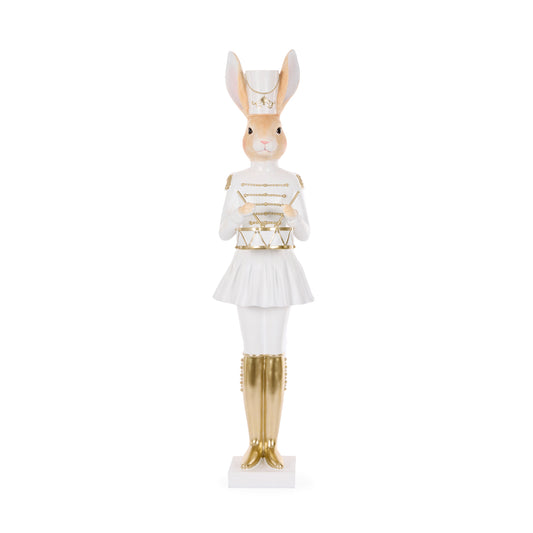 LUXE RABBIT NUTCRACKER WITH DRUM