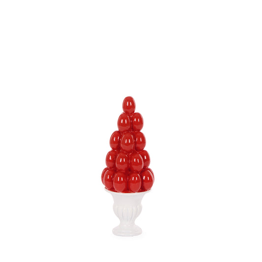 22.5 CM RED EGGS TREE